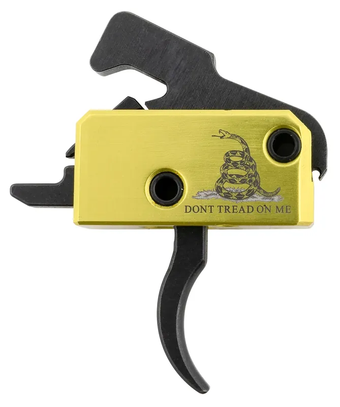 Rise Armament Don‘t Tread on Me Trigger Assembly Single-Stage Curved Trigger for AR-Platform