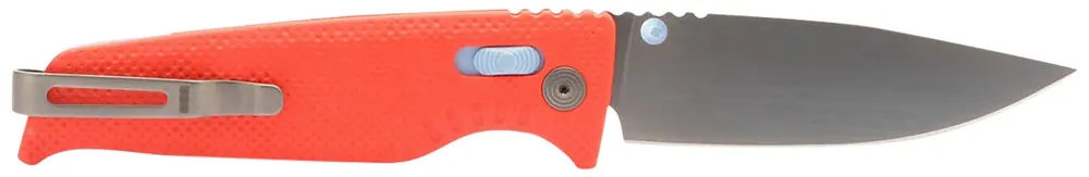S.O.G Altair XR 3.20" Folding Plain Bead Blasted Cryo CPM 154 SS Blade Canyon Red w/ Stone Blue Accents GRN Handle