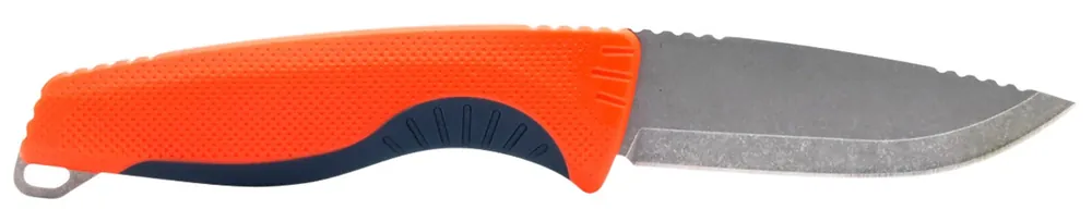 S.O.G Aegis FX 3.70" Fixed Plain Satin 4116 Krupp SS Blade Recue Red w/Indigo Accents GRN Handle