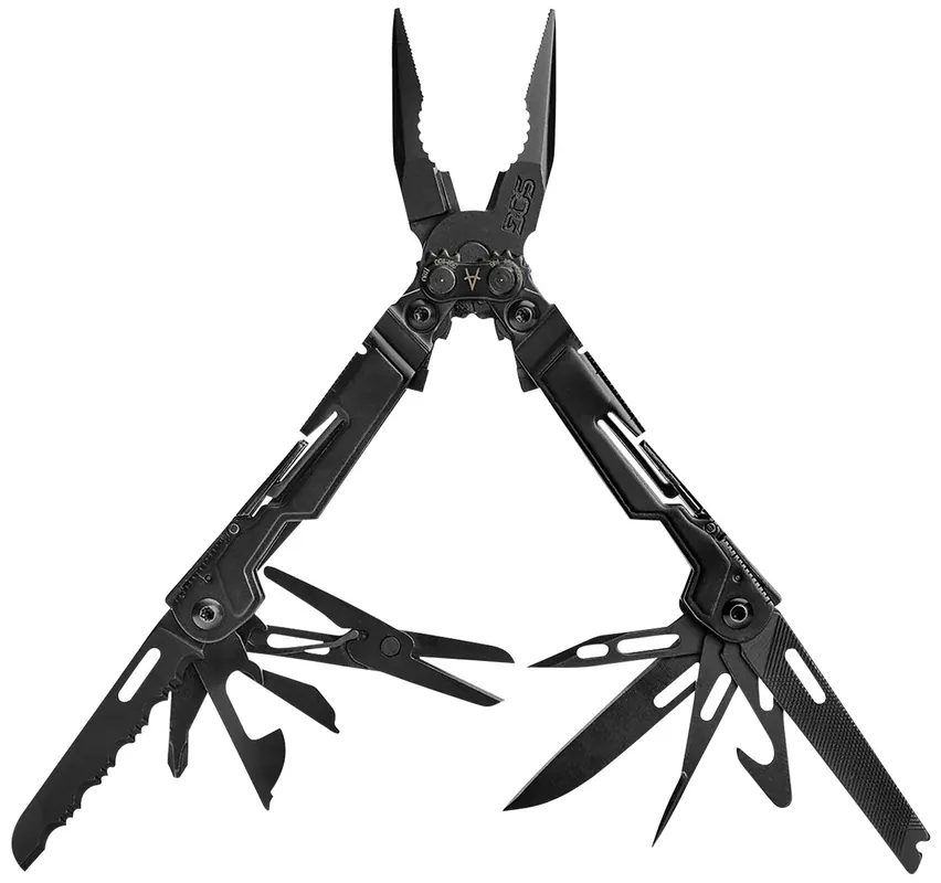 PowerPint Black Hardcoat Anodized Stainless Steel 5.10" Long Features 5Cr15MoV Stainless Steel
