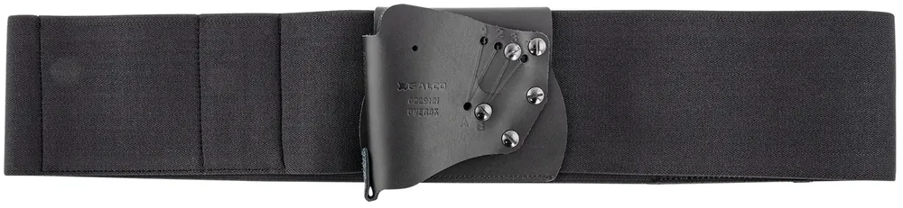 Galco UnderWraps Elite Belly Band XL Black Nylon/Leather Ambidextrous