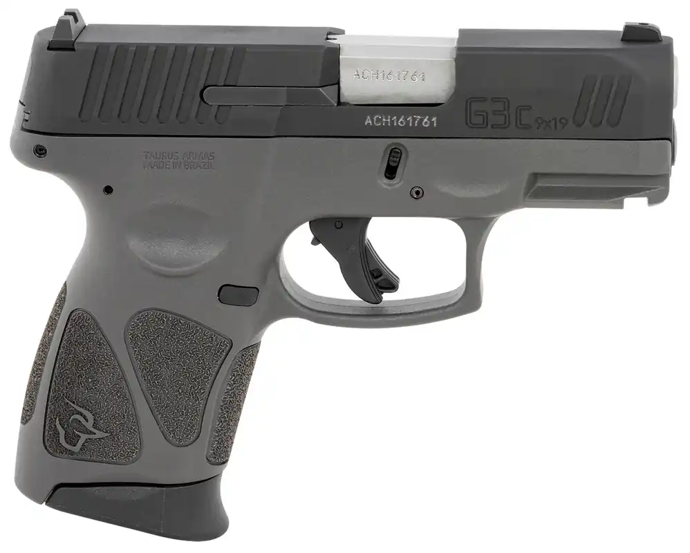 Taurus G3C 9mm Luger Pistol 3.26" 12+1 Gray 1G3C931G