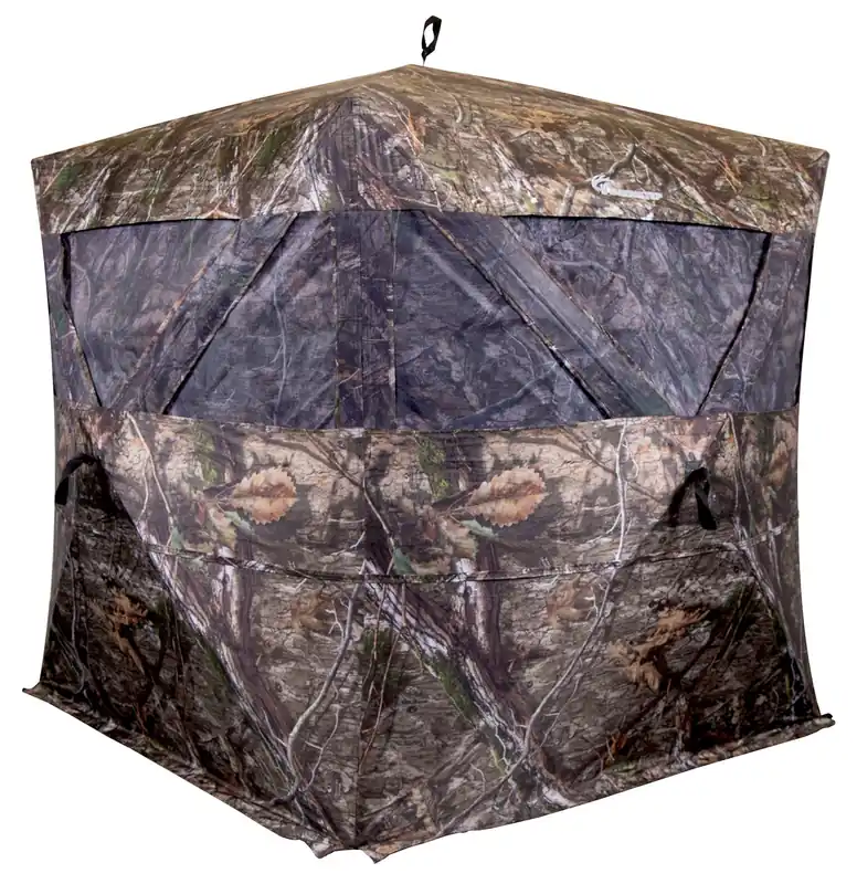 Ameristep Pro-Series Extreme View Blind Pentagon Style Mossy Oak Country DNA 300 Durashell Plus 66" High 74" Wide