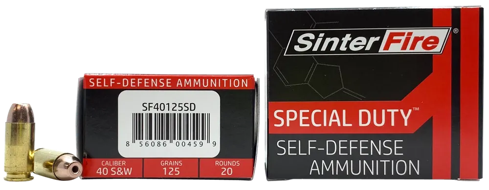 SinterFire Inc Special Duty 40 S&W 125gr HP 20rd Box