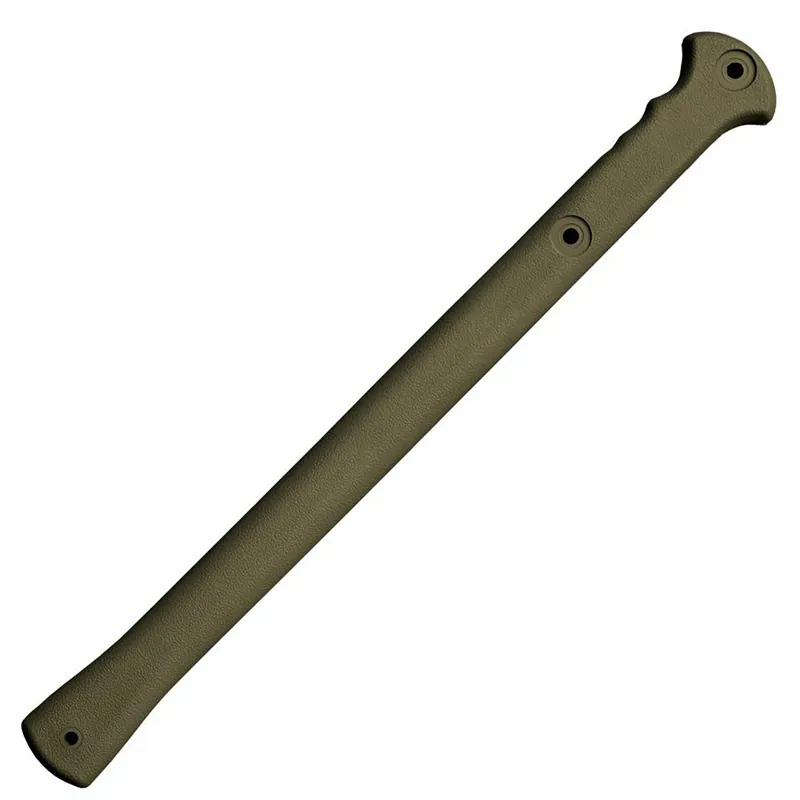 Cold Steel Trench Hawk 3.50" Blade 1055 Carbon Steel Blade OD Green Polypropylene Handle 19" Long Tomahawk