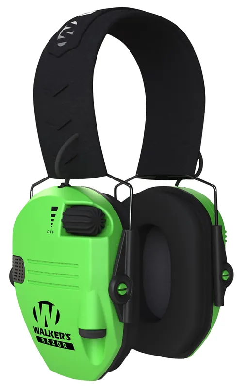 Walker‘s Razor Slim Electronic Muff 23 dB Over the Head Hi-Viz