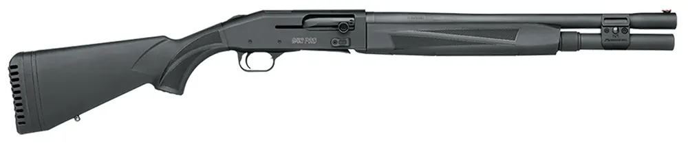 Mossberg 940 PRO 12GA Shotgun 7+1 18.5" Barrel 3" Chamber Optic Cut Receiver Synthetic Furniture Fiber Optic Front Sight Black 85152