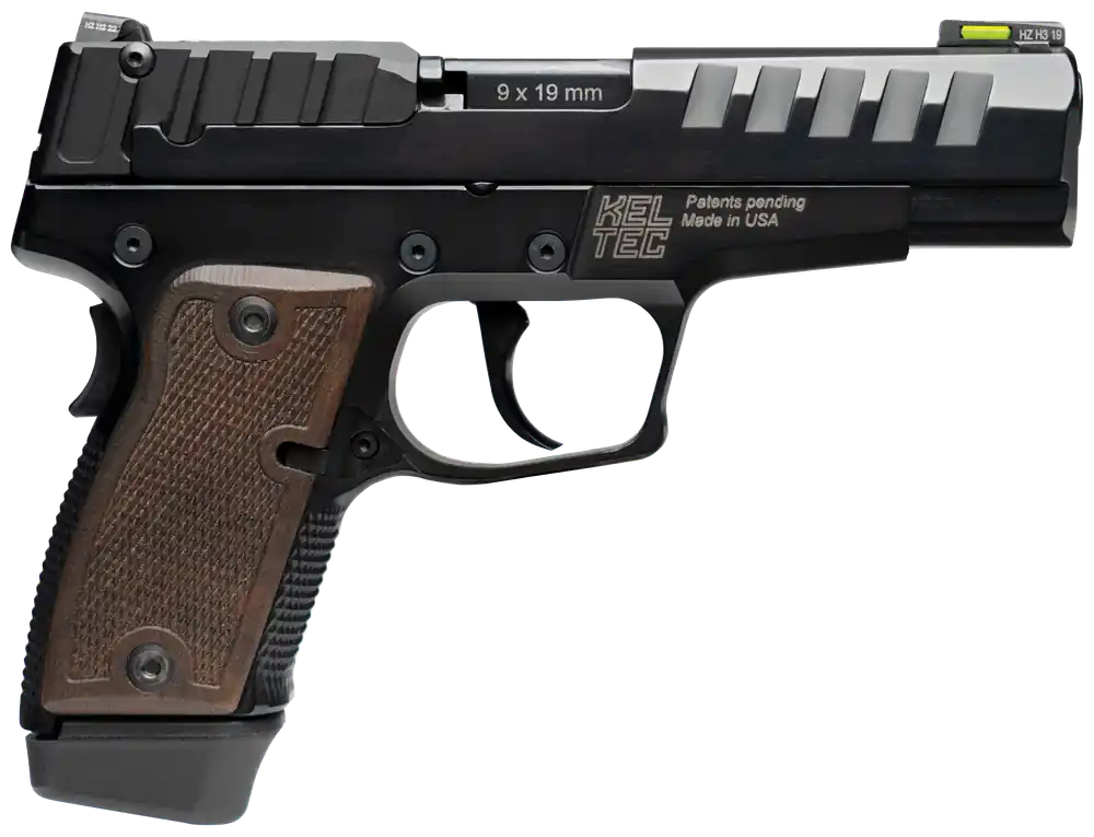 Kel-Tec P-15 9mm Luger 4" Pistol Black/Walnut Grip