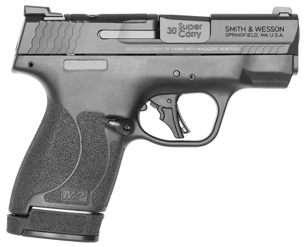 S&W M&P 30 Super Carry Pistol 30SuperCarry 3.1" 13+1/16+1 Night Sights Optic Ready Black 13474