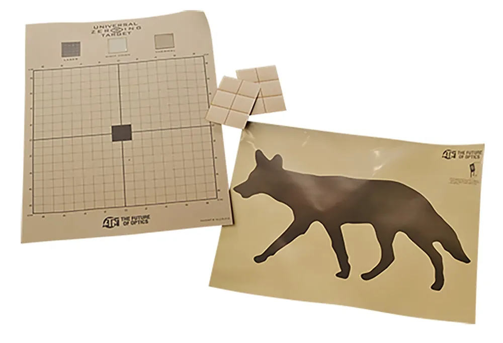 Training Thermal Target Coyote 30" x 24" Brown Includes 12 Plasters 2 Targets