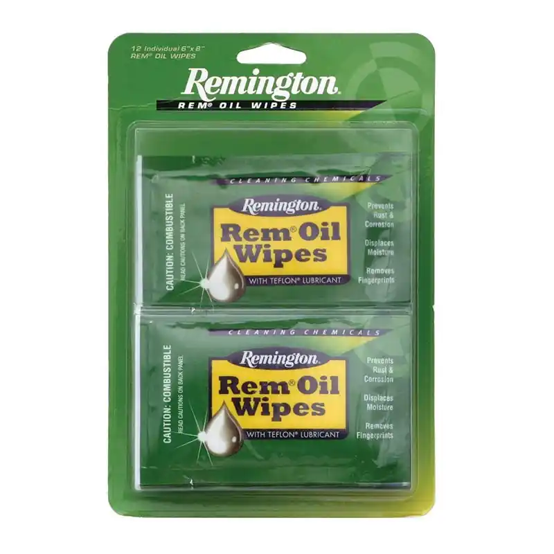 Remington Accessories Rem Oil Single Pack Wipes 12/Pack