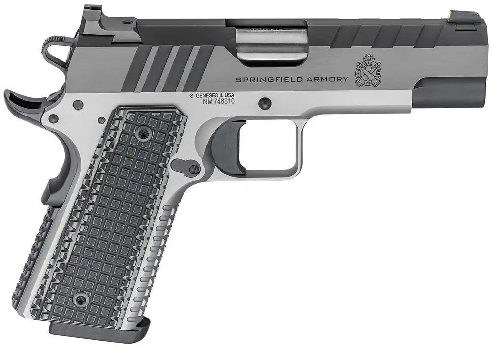Springfield Armory 1911 Emissary 9mm Luger Pistol 4.25" SS PX9217L