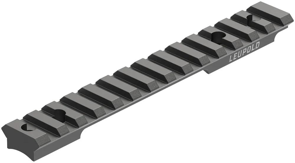 Leupold BackCountry Base For Rifle Nosler 21 Cross-Slot For Short Action Matte Black Aluminum