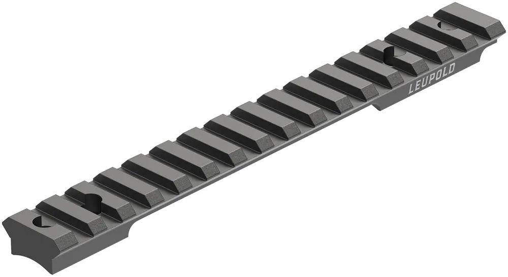 Leupold BackCountry Base For Rifle Nosler 21 Cross-Slot For Long Action Matte Black Aluminum