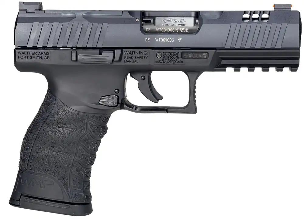 Walther Arms WMP Optic Ready 22 WMR Pistol 4.50" Black 5220302