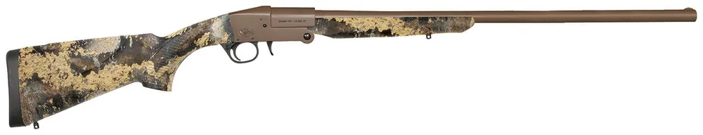 Charles Daly 410 Gauge with 26" Barrel, 3" Chamber, 1rd Capacity, Blued Metal Finish & TrueTimber Prairie Synthetic Stock Right Hand (Full Size)