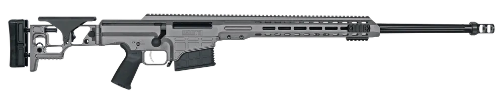 Barrett MRAD .300PRC 10+1 26" Fluted Barrel SS Rec Syn Folding Stock Tungsten Gray Handguard/Rec/Stock Blk Barrel/Brake 18501