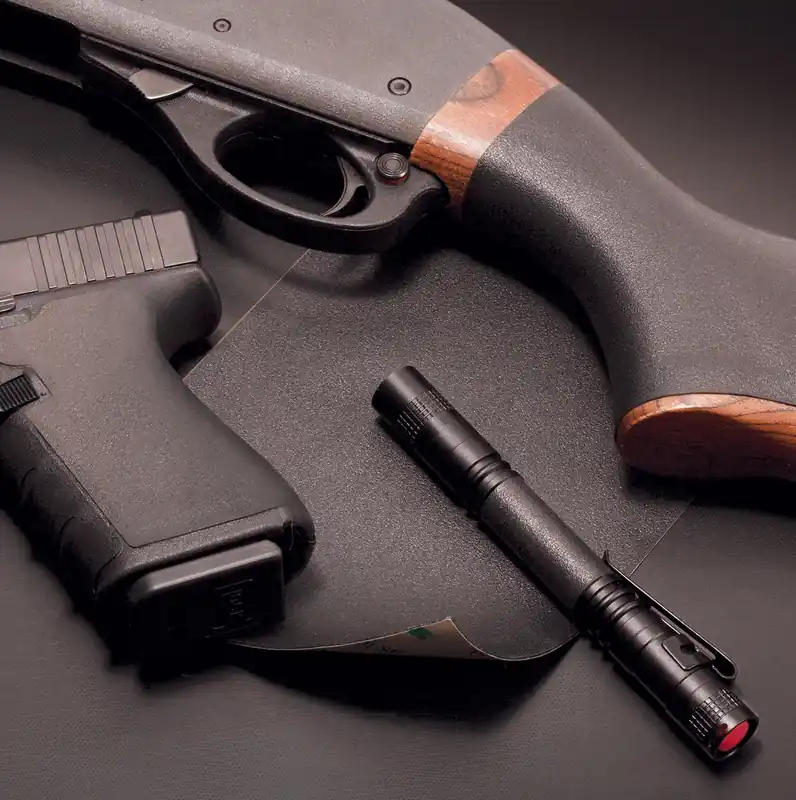 Hogue D.I.Y. Wrapter Adhesive Grip with Black Finish, Grain Texture & 5"x 6.75" Dimensions for Firearms