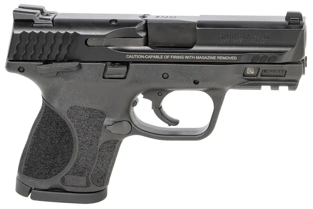 S&W M&P M2.0 w/Range Bag 9mm Luger 3.60" Black Pistol