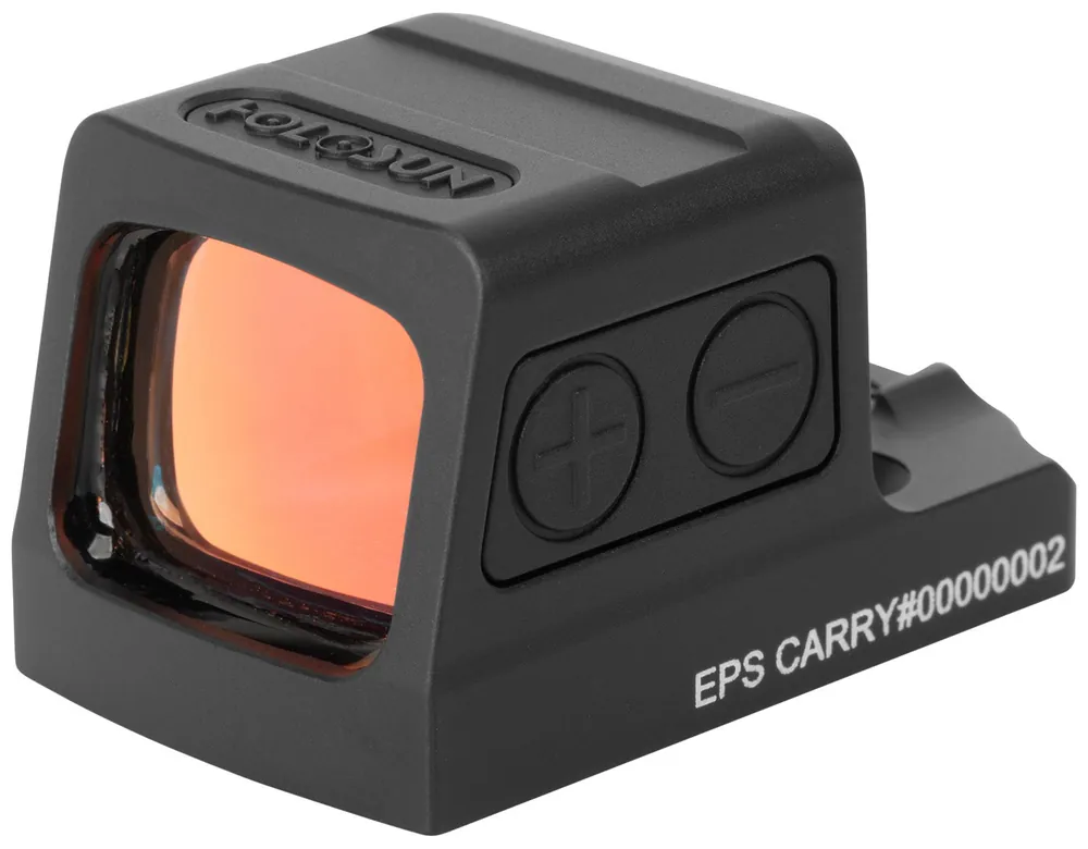 Holosun EPS Black Anodized 1x 2 MOA Red Dot Reticle Includes Lens Cloth/Multi Tool