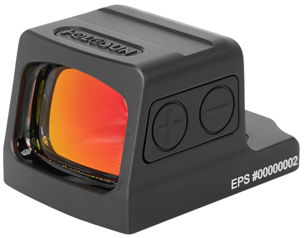 Holosun EPS Carry Black Anodized 1x 2 MOA Red Dot Reticle Includes Lens Cloth/Multi Tool