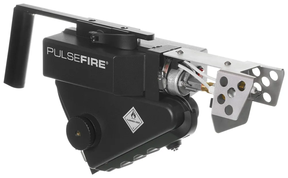 Exothermic Technologies Pulsefire UBF Green Powder Coated Aluminum/Brass/Viton 25 ft Flame Range 16"