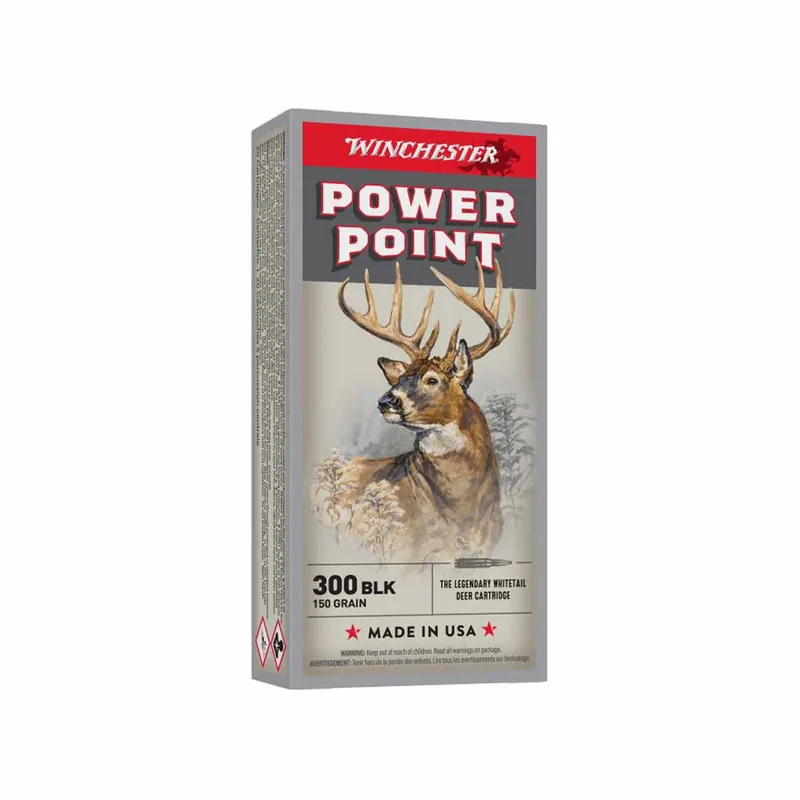 Winchester 300 AAC Blackout Deer Season XP Power-Point 150gr 20rd