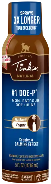 Tinks 1 Doe-P Non-Estrous Fogger Deer Attractant Urine Scent 5 oz
