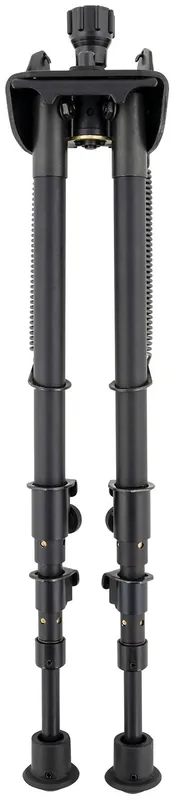 Harris Bipods Swivel Bi-pod for Picatinny Rail Attachment 13.5"-27" Steel/Aluminum w/Rubber Feet 21.5 oz. Black S-25CP