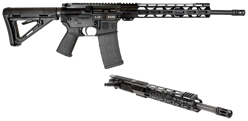Diamondback DB15 Combo 16" 5.56x45mm NATO & 300 Blackout Barreled Alum Uppers Alum Rec Adj Stock Black DB1721K001