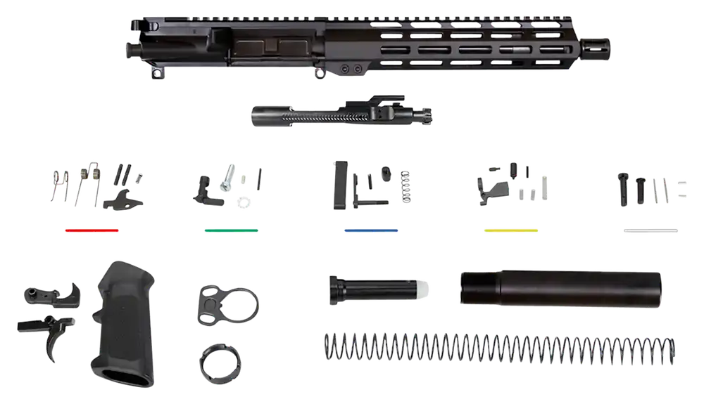Aim Sports Complete Build Kit 5.56x45mm NATO 10.50" Reciever Black for AR-15 AR5CUB9