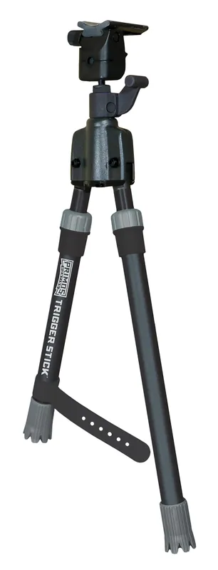 Primos Trigger Stick Bipod made of Steel with Black & Gray Finish, QD Swivel Stud Attachment Mount Type