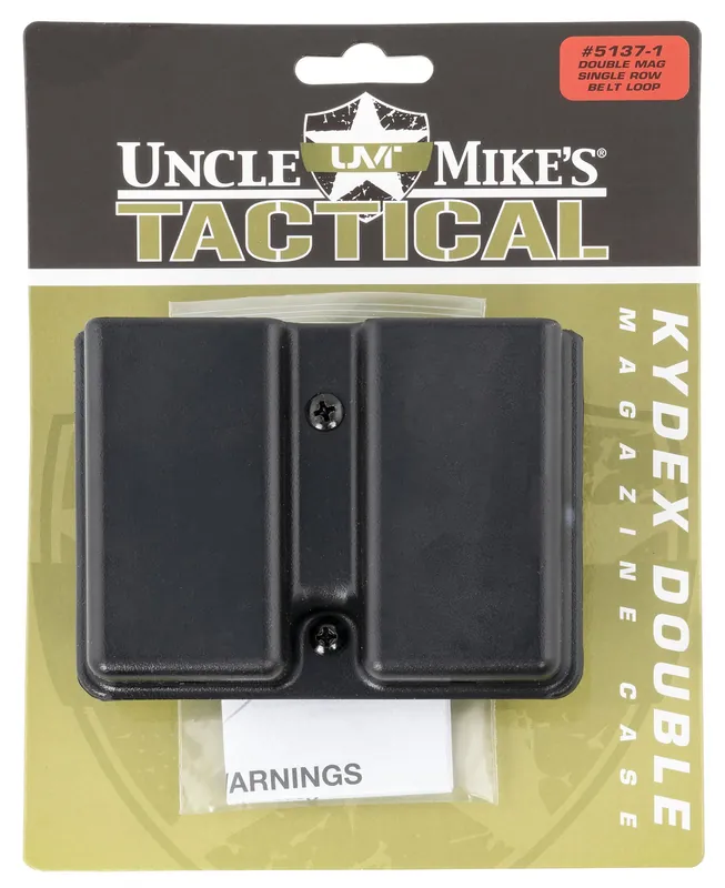 Uncle Mike‘s Kydex Double Mag Case Black 1.75"