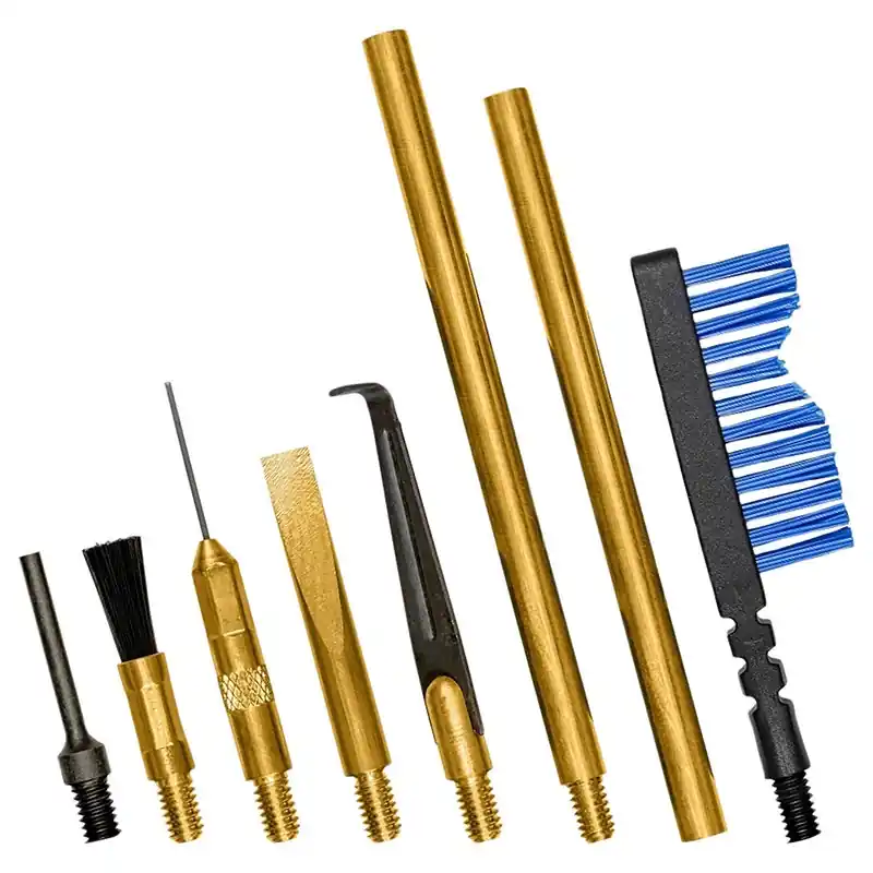 Otis Brass Scraper Tool Set MSR/AR Multi-Caliber Bristles