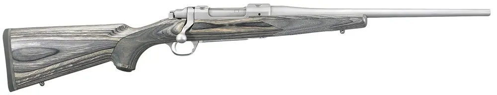 Ruger Hawkeye Laminate Compact Bolt 223 Rem Rifle 16.5" Laminate with Stainless Steel 17107