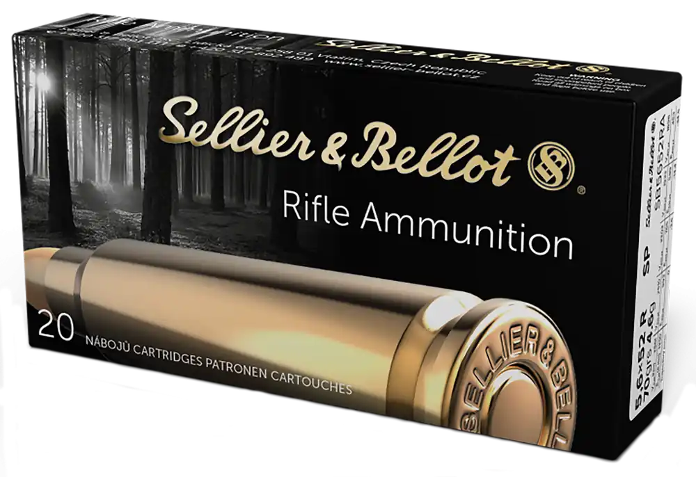 Sellier & Bellot Rifle 5.6mmx52R 70 gr Soft Point (SP) 20 Bx/ 25 Cs