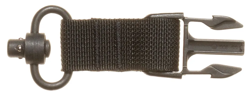 Tacshield QD Sling Attachment for QD Push Button Black Webbing