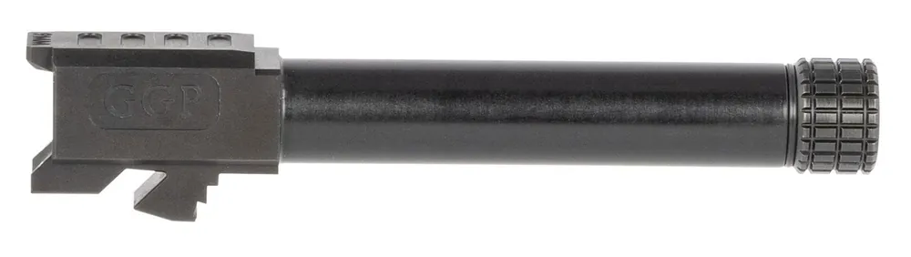 Grey Ghost Precision GGP 9mm Luger 4.02" Black Nitride Finish 416R Stainless Steel Material with Threading for Glock 19 Gen3-4