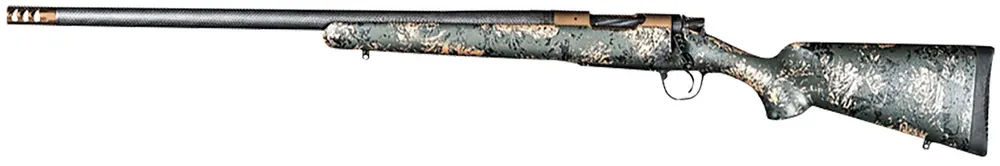 Christensen Arms Ridgeline FFT 6.5 PRC Rifle 20" Burnt Bronze Cerakote with Green, Black, Tan Accents 8010620800