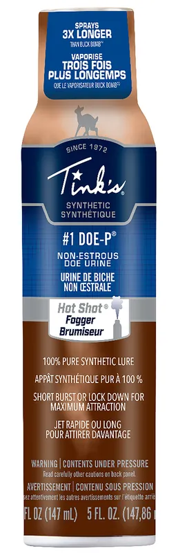 Tinks 1 Doe-P Synthetic Fogger Deer Attractant Non-Estrous Urine Scent 5 oz