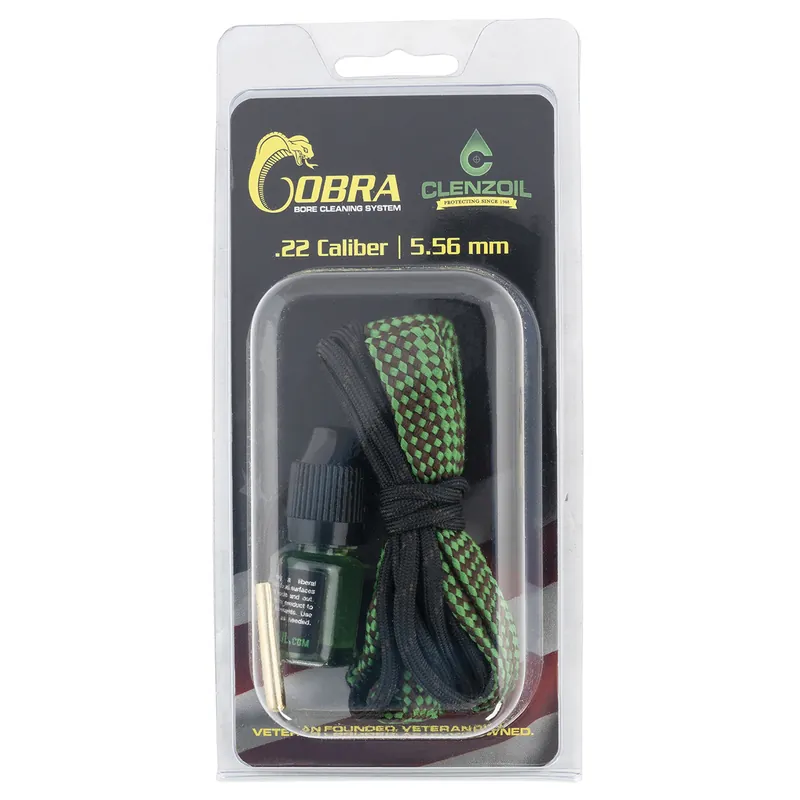 Clenzoil Cobra Bore Handgun/Rifle Cleaning System 5.56mm/22 Cal