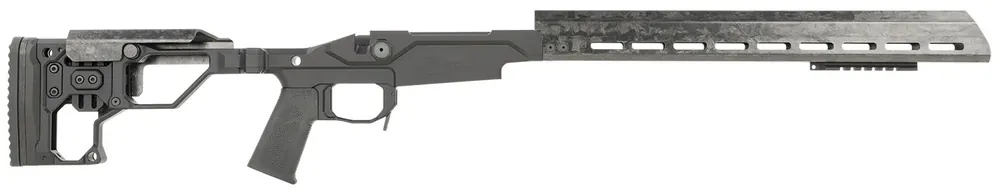 Christensen Arms Modern Precision Rifle Chassis Black & Exposed Carbon Fiber for Rem 700 Long Action RH