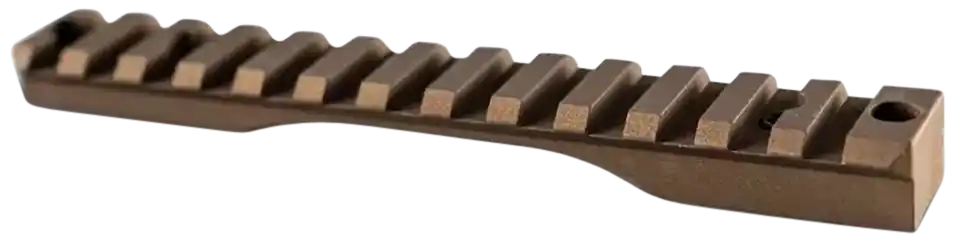 Christensen Arms One Piece Scope Base-STD Rem 700 Action Burnt Bronze Cerakote 0 MOA
