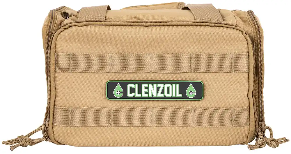 Clenzoil Universal Gun Care Range Bag Multi-Caliber/Multi-Gauge/Universal 30 Pieces Tan