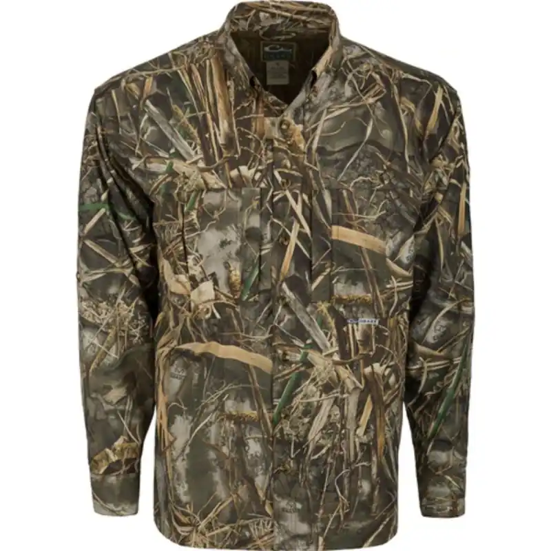 Drake Men‘s EST Camo Flyweight Wingshooter‘s L/S Shirt