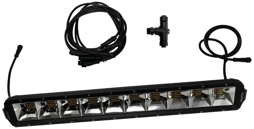 FOXPRO Mud Cutter Add-on LED Bowfishing Light Variable Brightness/Hue Waterproof Black MUDCT