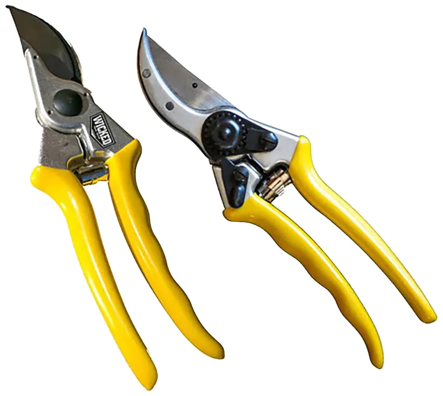 Wicked Tree Gear Hand Pruner Aluminum/Yellow Handle