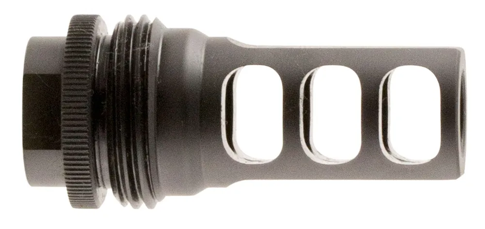SilencerCo ASR Muzzle Brake Black Steel with 5/8"-24 tpi Threads for 458 Cal