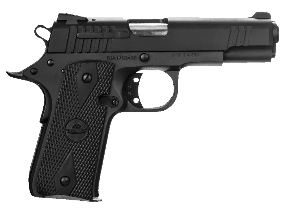 Rock Island BBR Standard Compact .380ACP 3.75" 7+1 Single Action Black Parkerized Steel Black Polymer Grips 51912