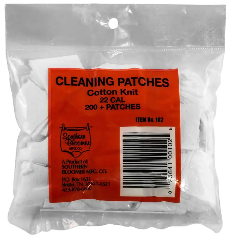 Southern Bloomer Cleaning Patches .22 Cal. Cotton 200/Pack